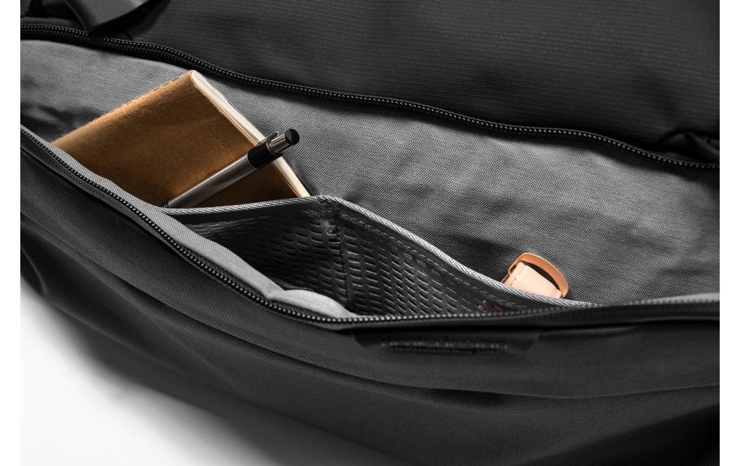 Peak Design Sporttasche Travel Duffel – 35 l, Rucksack-Funktion, Nylon, Schwarz