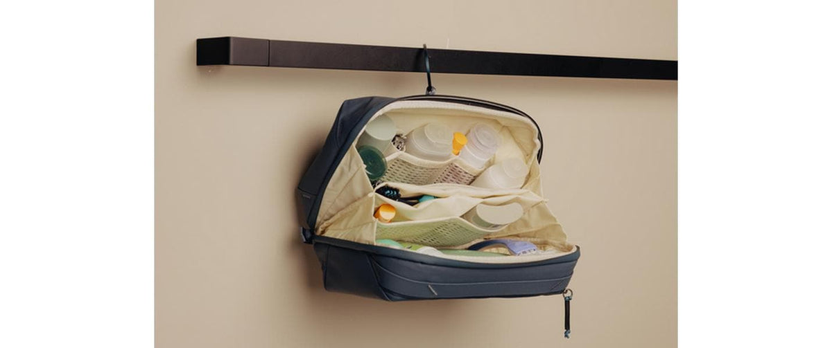 Peak Design Kulturbeutel – wasserfest, aufhängbar – 2,5 l – Ocean – recyceltes Nylon – 1 Stk.