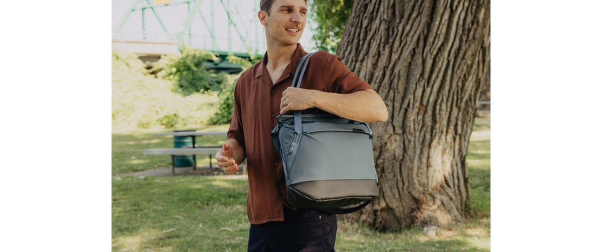 Peak Design Everyday Tote Kameratasche – 15 l, Nylon – für Notebook bis 33 cm – Ocean