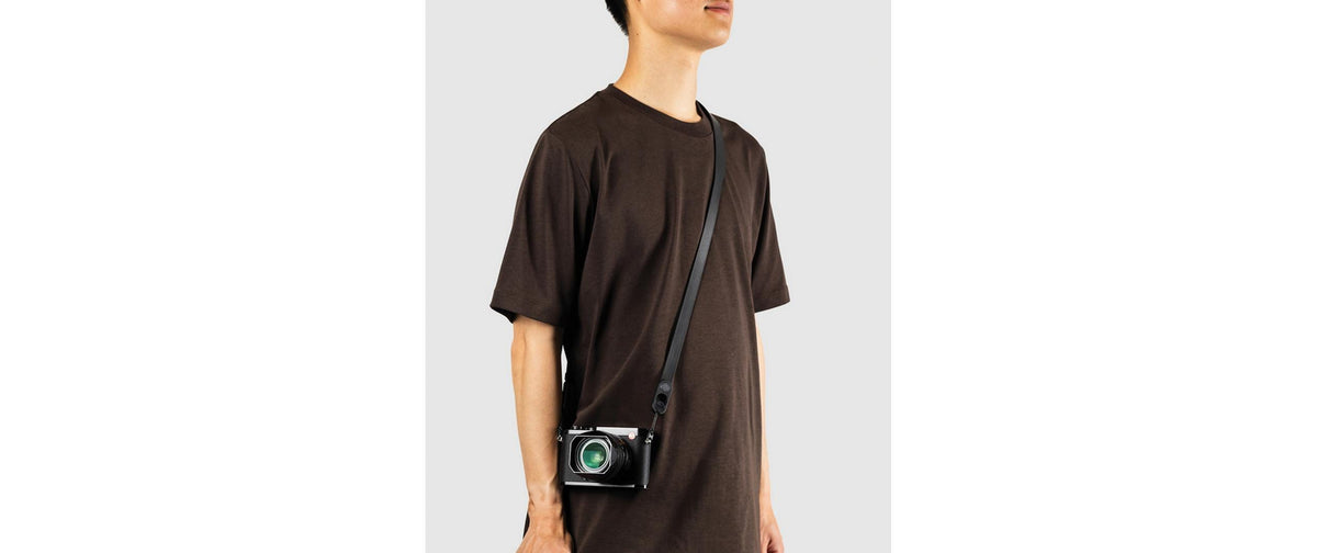Peak Design Standard Kameragurt – Leder, 118,5 cm, 16,5 mm, Traglast 90 kg – für Digitalkamera – Schwarz