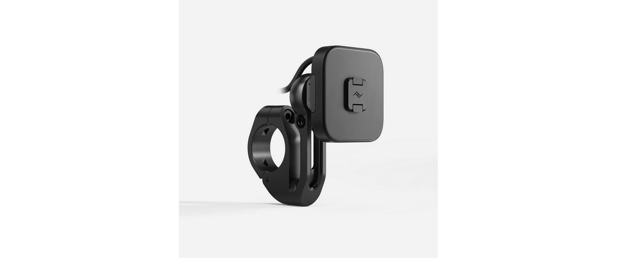 Peak Design Bar Mount v2 – Fahrrad-/Motorrad-Halterung – Lenker, Qi2 – für Qi2-Smartphones – Schwarz