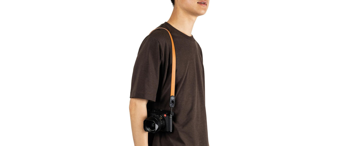 Peak Design Kameragurt – Leder, Bernstein, 78,5 cm – für Digitalkameras