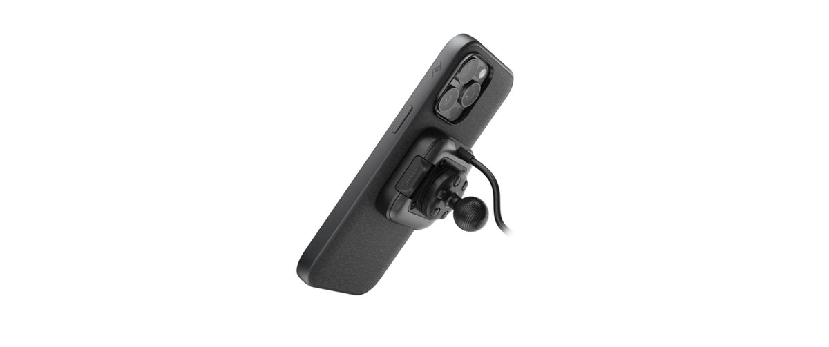 Peak Design Ball Adapter – Fahrrad-/Motorrad-Halterung – Kabelloses Laden – Lenker – für MagSafe – Schwarz