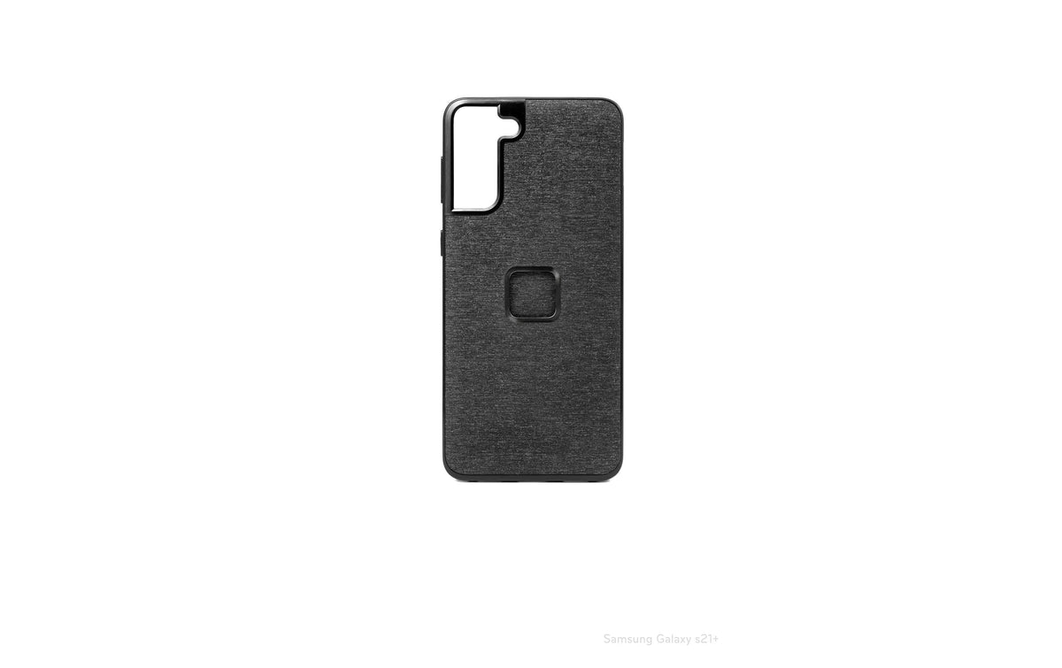 Peak Design Backcover – für Samsung Galaxy S21+ 5G, Nylon+PC+TPU+Gummi, Anthrazit, kratzresistent