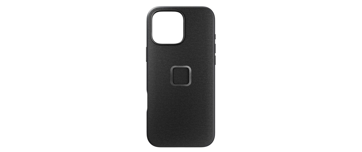 Peak Design Everyday Backcover – für Apple iPhone 16 Pro Max, PU, Grau
