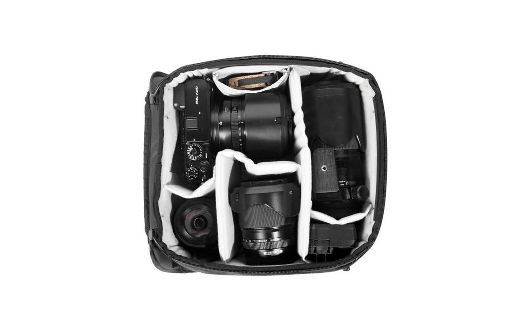 Peak Design Camera Cube v2 Zubehörtasche – Nylon/Polyester – für Drohnen, DSLRs, Systemkameras – Schwarz