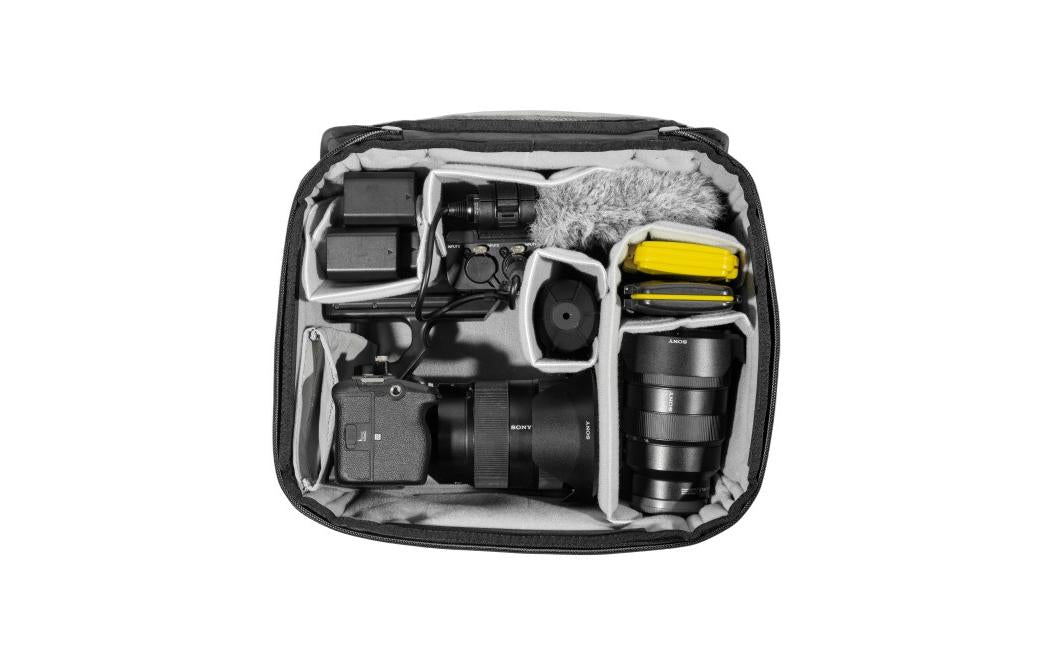 Peak Design Camera Cube v2 Zubehörtasche – Nylon/Polyester – für Drohnen, DSLRs, Systemkameras – Schwarz