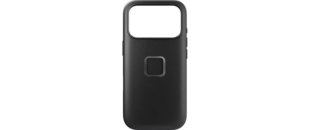 Peak Design Everyday Backcover – für Apple iPhone 17 Pro, TPU, Schwarz, bis 2 m sturzsicher, mit Trageriemen
