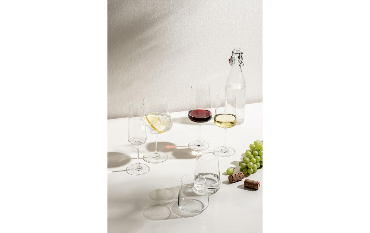 SCHOTT ZWIESEL MioVino Wasserglas – 4er Set, 410 ml, Ø 9,4 cm, Kristallglas, Transparent, spülmaschinenfest