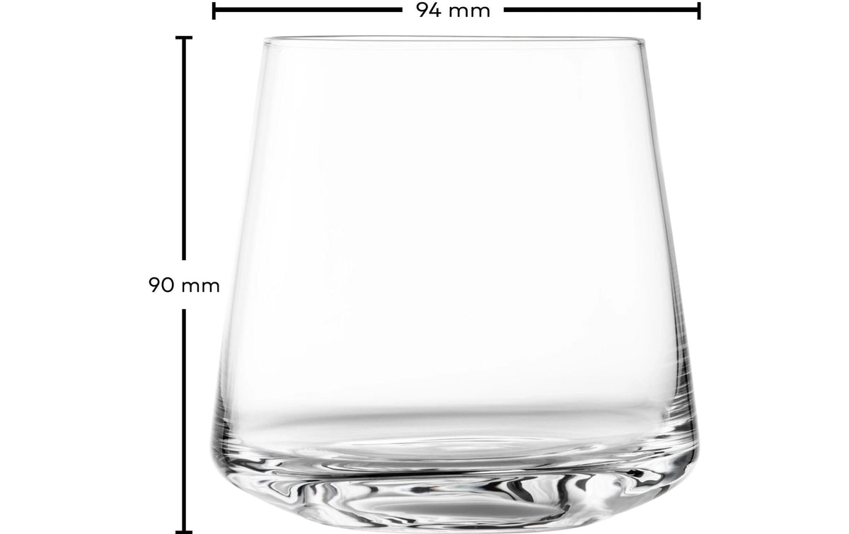 SCHOTT ZWIESEL MioVino Wasserglas – 4er Set, 410 ml, Ø 9,4 cm, Kristallglas, Transparent, spülmaschinenfest