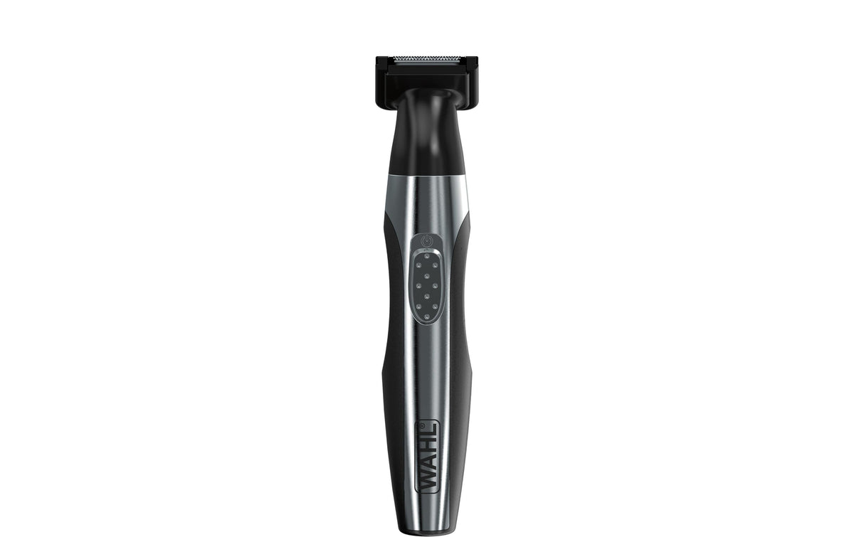 Wahl Bart- & Haarschneider Reiseset – 12 Stk – Schwarz/Silber – Batteriebetrieb