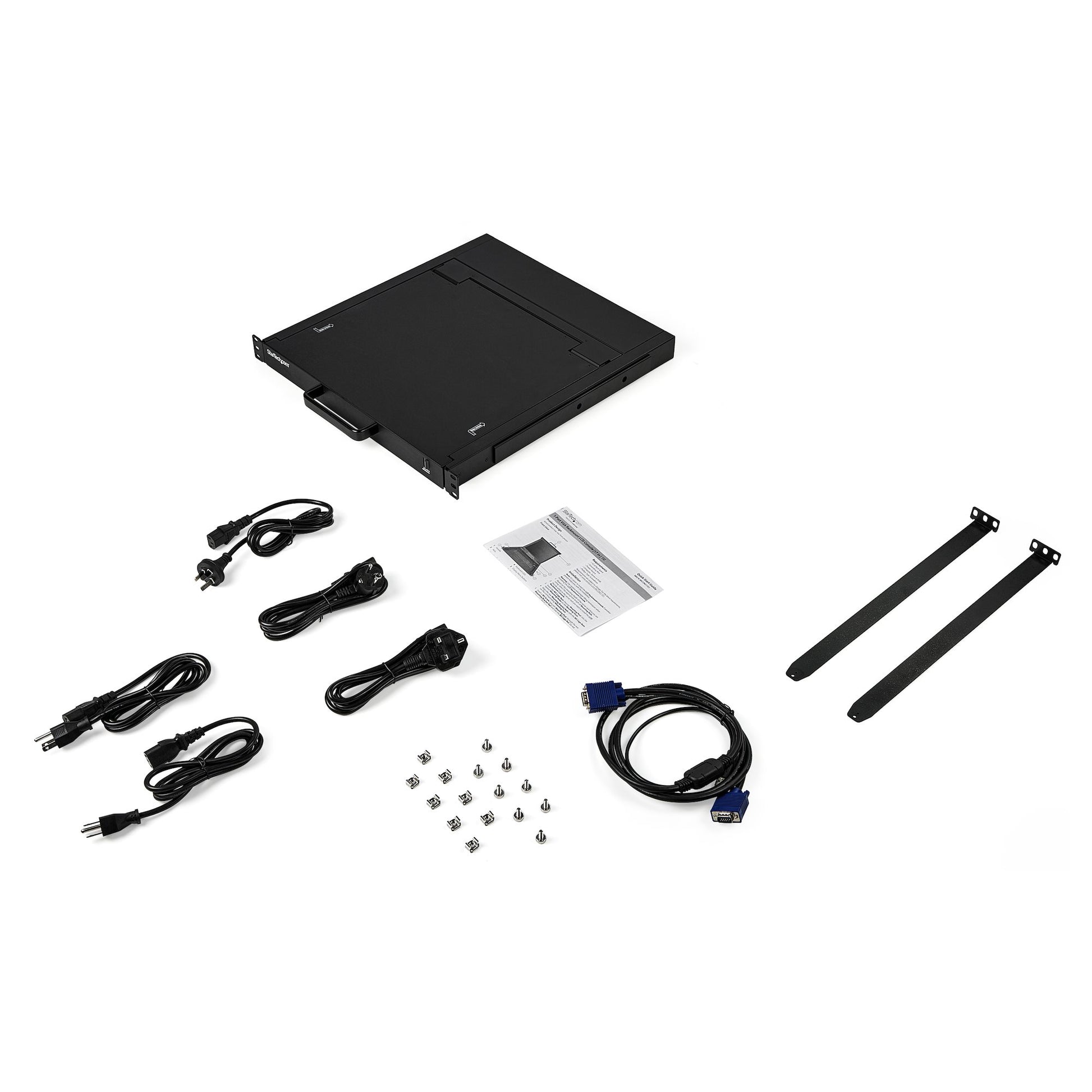 StarTech.com 17" Rack-LCD-Konsole – 1280 × 1024, 1-Port VGA KVM, USB – 1U