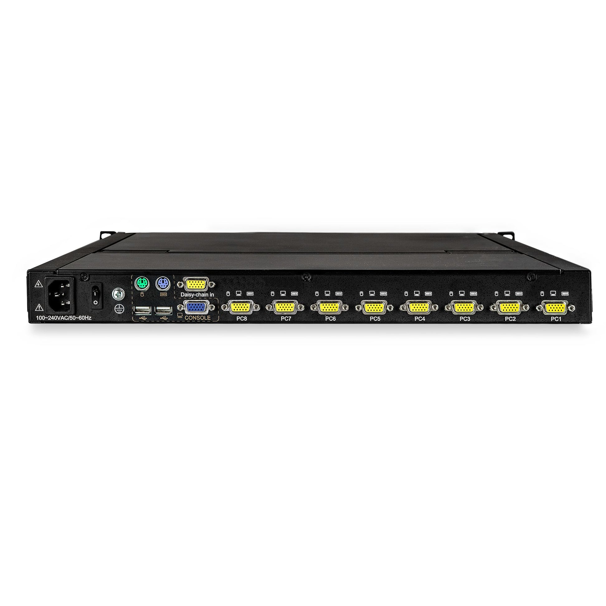 StarTech.com 17" Rack-LCD-Konsole – 8-Port VGA KVM – 1280 × 1024, USB 2.0 – 1U