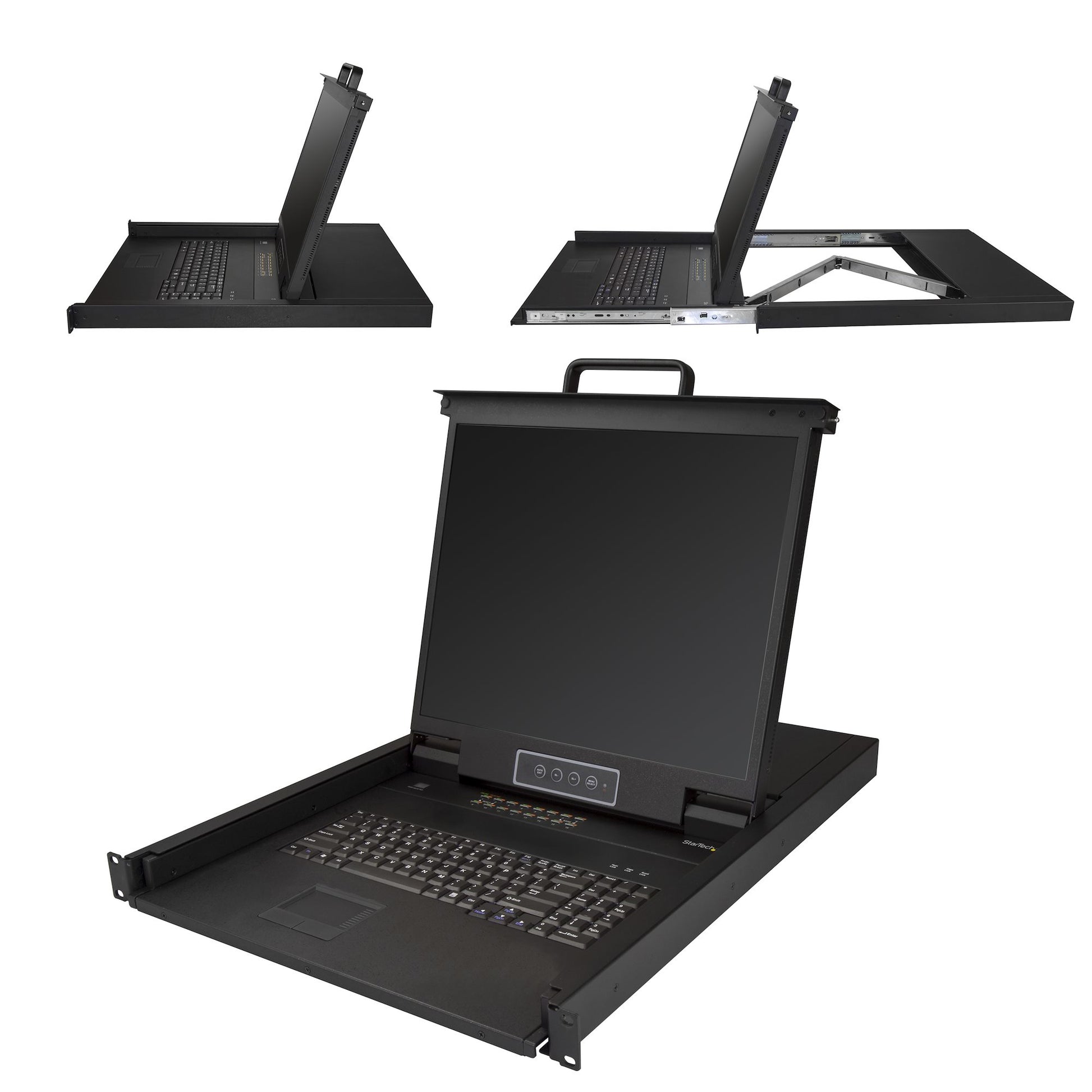 StarTech.com 19" Rack-LCD-Konsole – 16-Port VGA KVM, 1280 × 1024, USB 2.0 – 1U