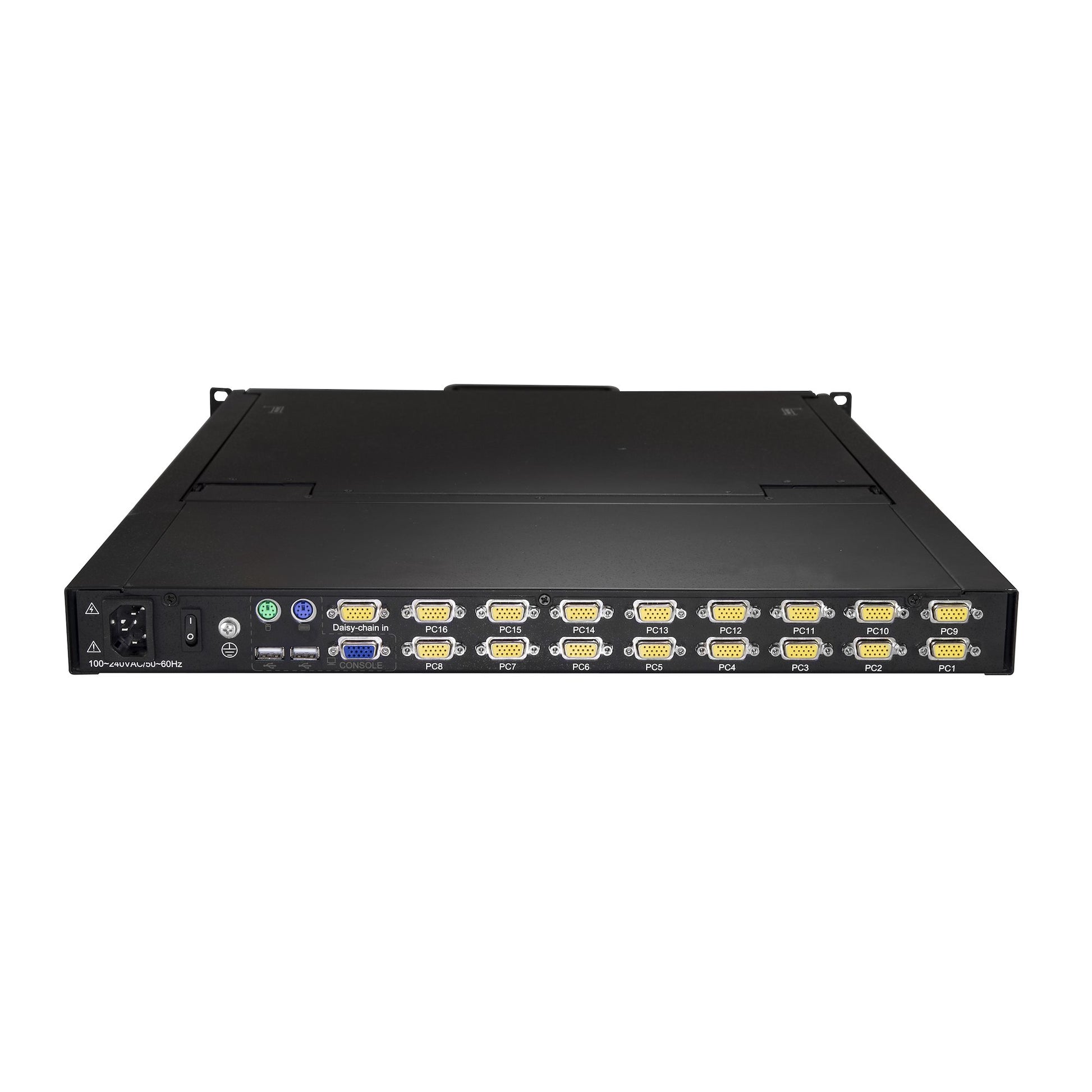 StarTech.com 19" Rack-LCD-Konsole – 16-Port VGA KVM, 1280 × 1024, USB 2.0 – 1U