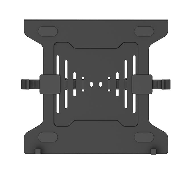 ICY BOX Laptop-Ständer – für Monitorständer mit VESA 75×75/100×100 – Schwarz