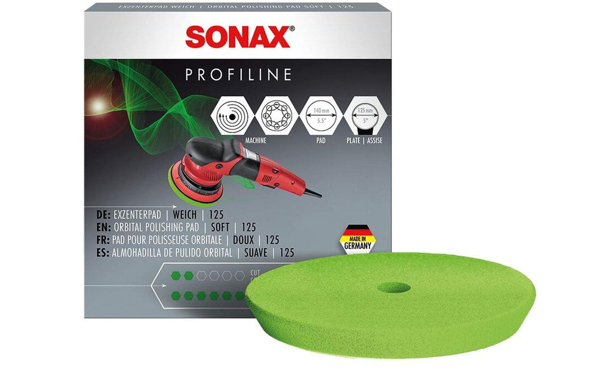 Sonax PROFILINE Polierpad weich – Ø 125 mm – 1 Stk.