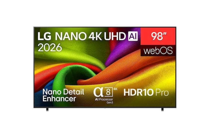 LG 98NU900B6LB – 98" TV – 4K UHD – LCD (Direct-LED) – webOS 24 – 120 Hz – HDR10, HLG