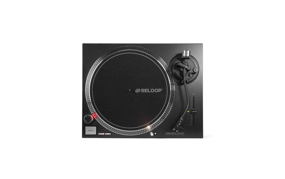 Reloop RP-2000 USB MK4 – Plattenspieler (Direktantrieb, manuell), 33⅓/45 U/min – Schwarz
