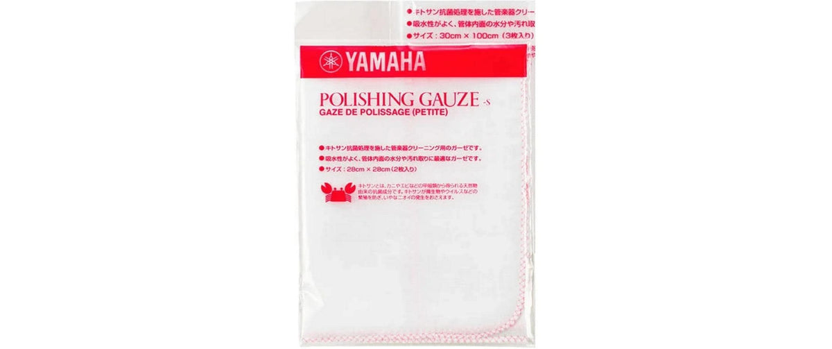 Yamaha Poliergaze – für Holzblasinstrumente – 28×28 cm – Weiss – 2er-Set