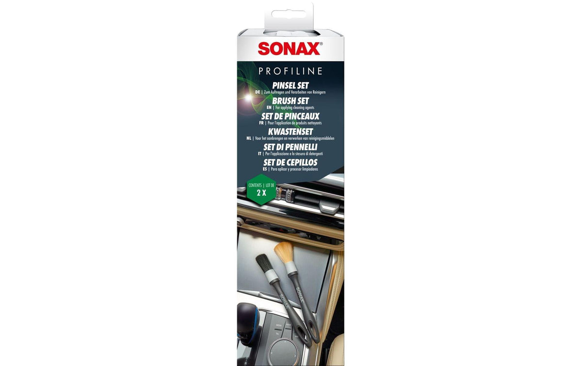 Sonax Bürsten-Set – für Innenraum & Aussen – 2-teilig