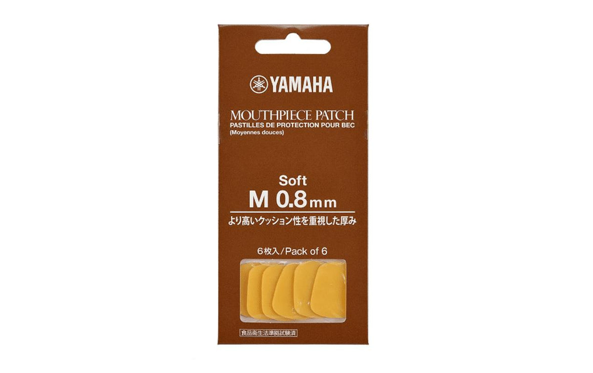 Yamaha Bissplättchen – für Altsaxophon, Klarinette, Tenorsaxophon – 0,8 mm, weich, Grösse M