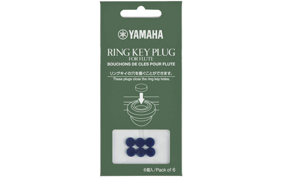 Yamaha Ring Key Plug – Zubehör – für Querflöte – Silikon – 6er-Pack