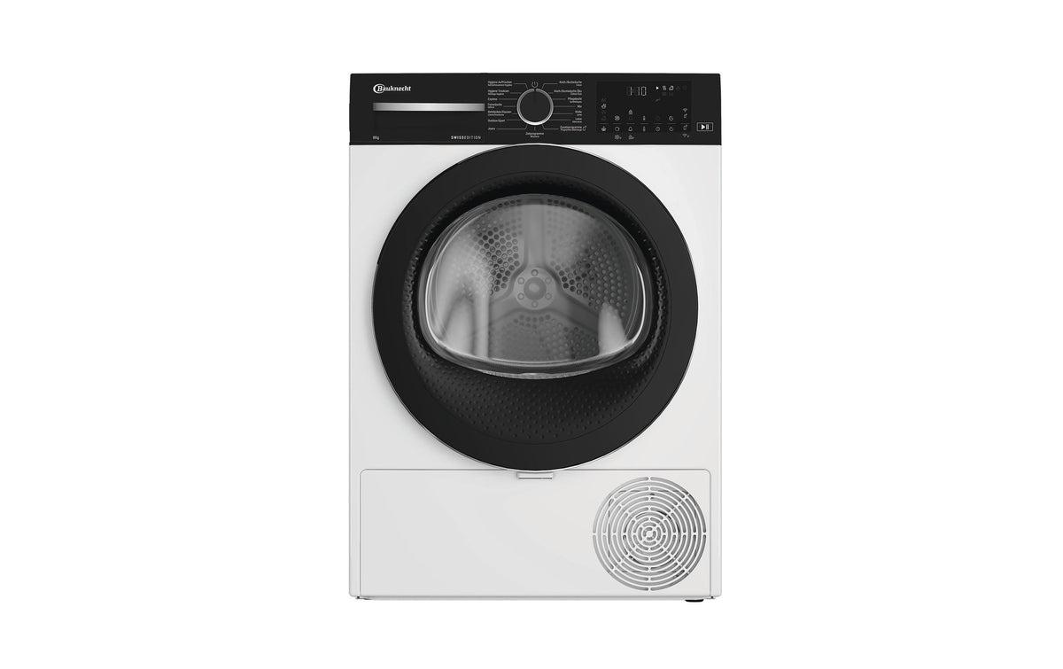Bauknecht Wäschetrockner BKTR6108 – 8 kg, Wärmepumpe, Energieeffizienzklasse C – Weiss