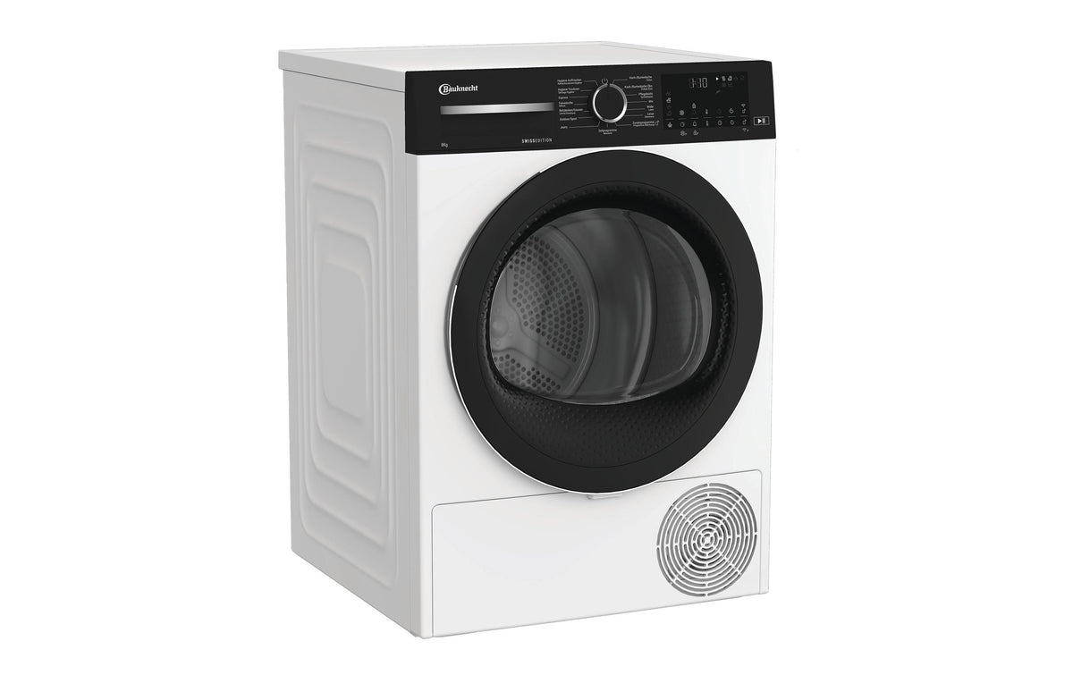 Bauknecht Wäschetrockner BKTR6108 – 8 kg, Wärmepumpe, Energieeffizienzklasse C – Weiss