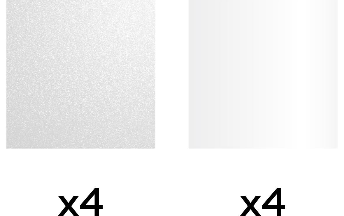 Cricut Aufbügelfolie Weiss (Glitzer) – A4, Sublimation, 4 Blatt