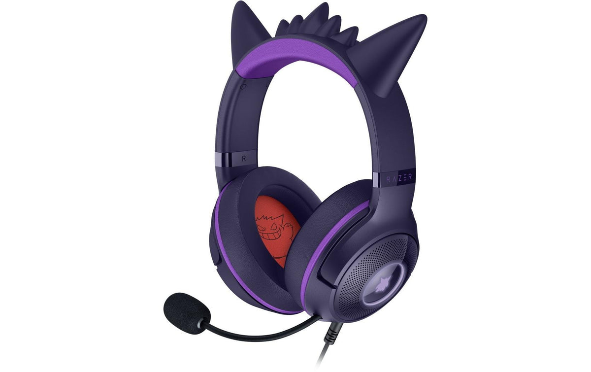 Razer Kraken Kitty V2 Pokémon Gengar Ed. Gaming-Headset – Over-Ear, Stereo, Kabel (USB-A), Violett