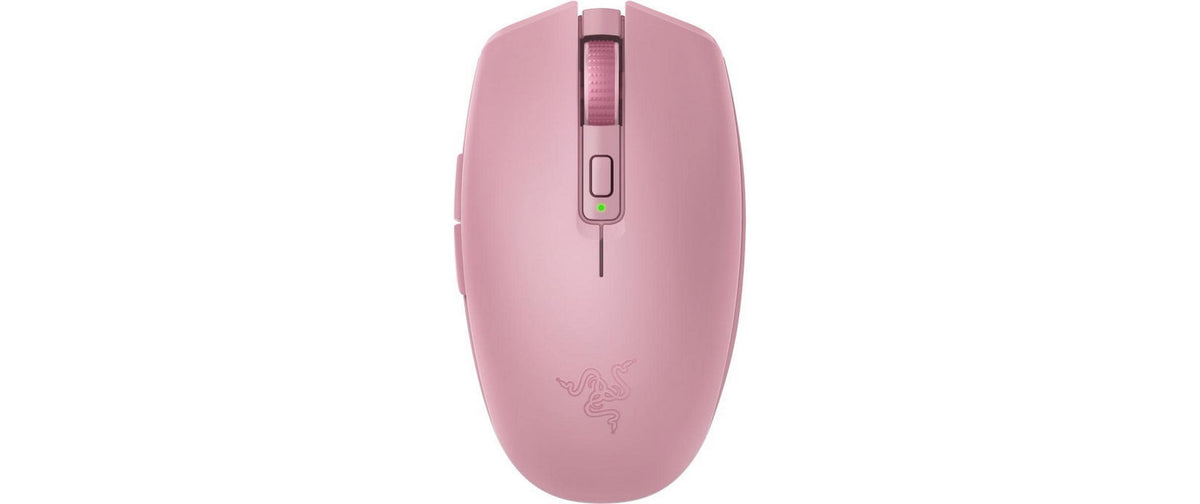 Razer Orochi V2 Quartz – Gaming-Maus – Kabellos (Bluetooth/2,4 GHz), 18000 DPI, Beidhändig, Rosa