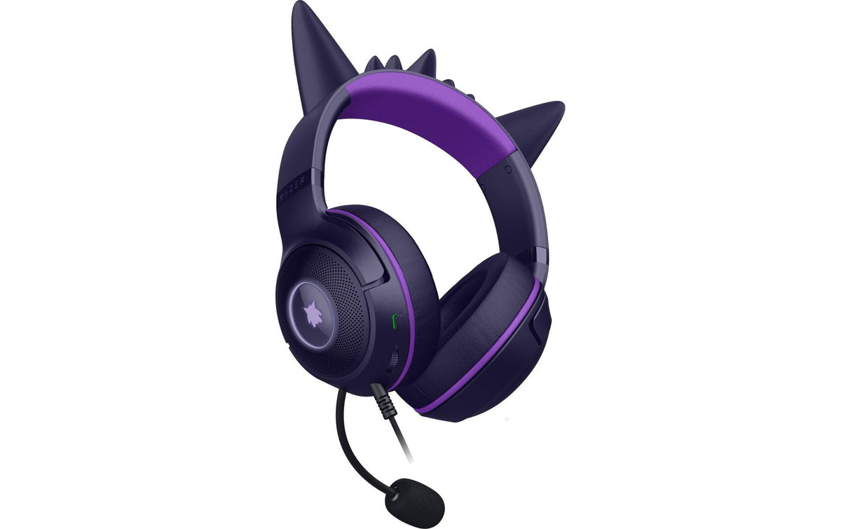 Razer Kraken Kitty V2 Pokémon Gengar Ed. Gaming-Headset – Over-Ear, Stereo, Kabel (USB-A), Violett