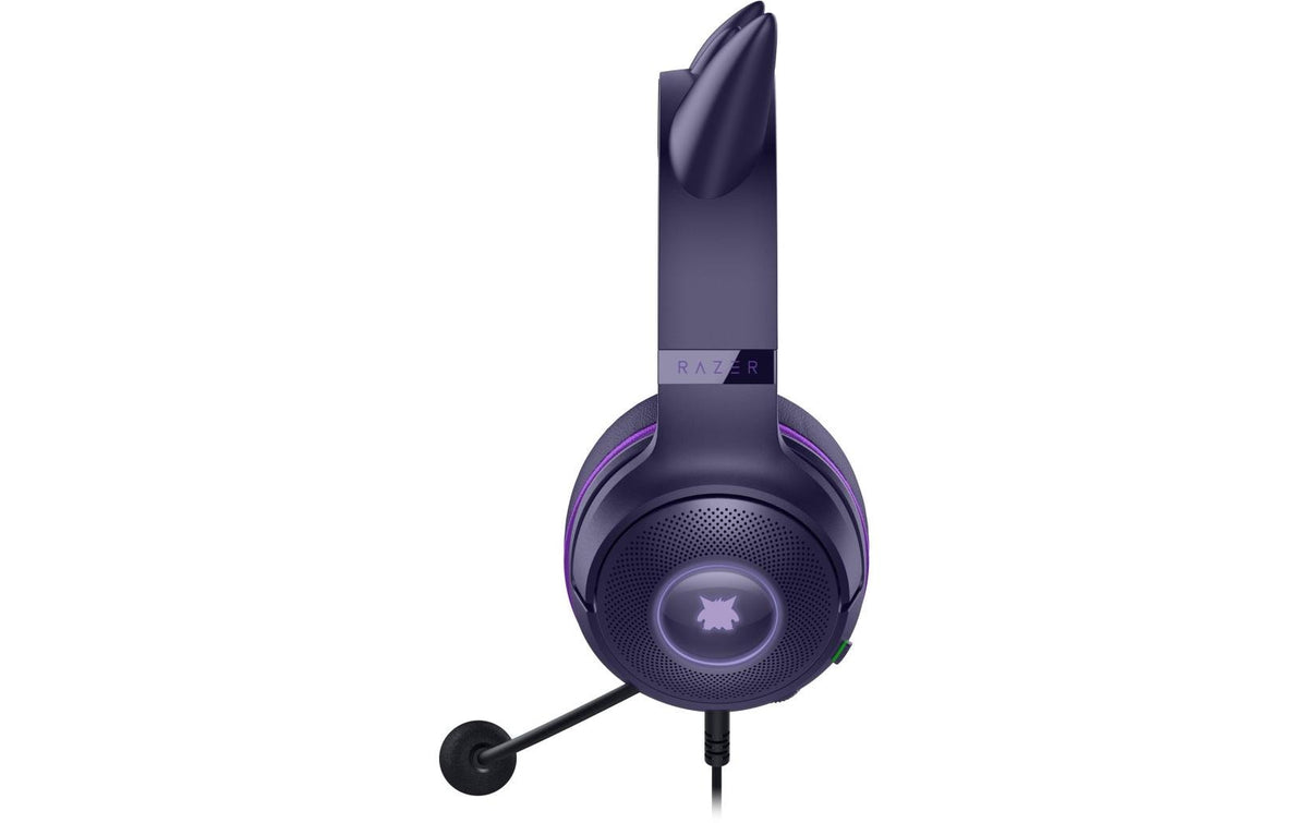 Razer Kraken Kitty V2 Pokémon Gengar Ed. Gaming-Headset – Over-Ear, Stereo, Kabel (USB-A), Violett