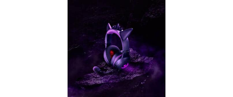 Razer Kraken Kitty V2 Pokémon Gengar Ed. Gaming-Headset – Over-Ear, Stereo, Kabel (USB-A), Violett
