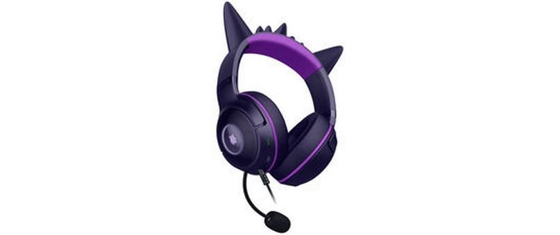 Razer Kraken Kitty V2 Pokémon Gengar Ed. Gaming-Headset – Over-Ear, Stereo, Kabel (USB-A), Violett