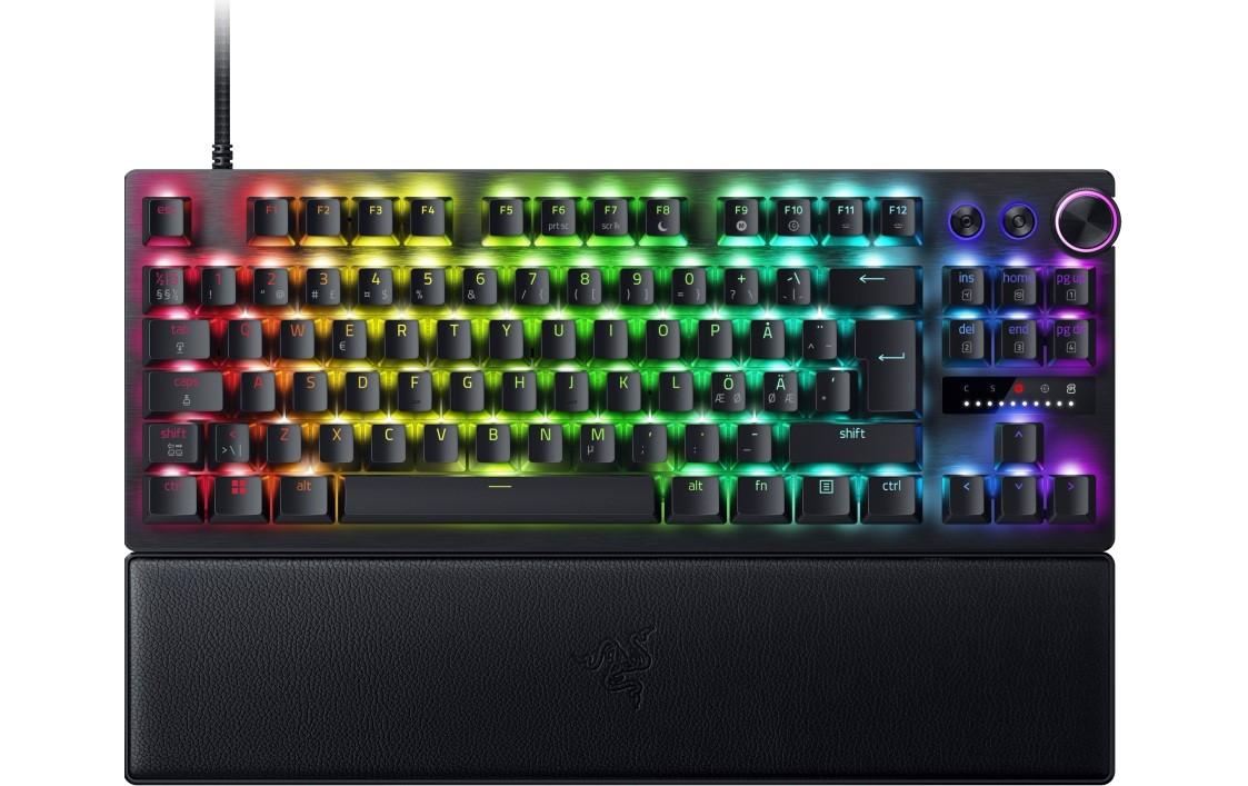 Razer Huntsman V3 Tenkeyless – Tastatur TKL – Mechanisch – Verkabelt, USB-C – RGB – QWERTZ (CH)