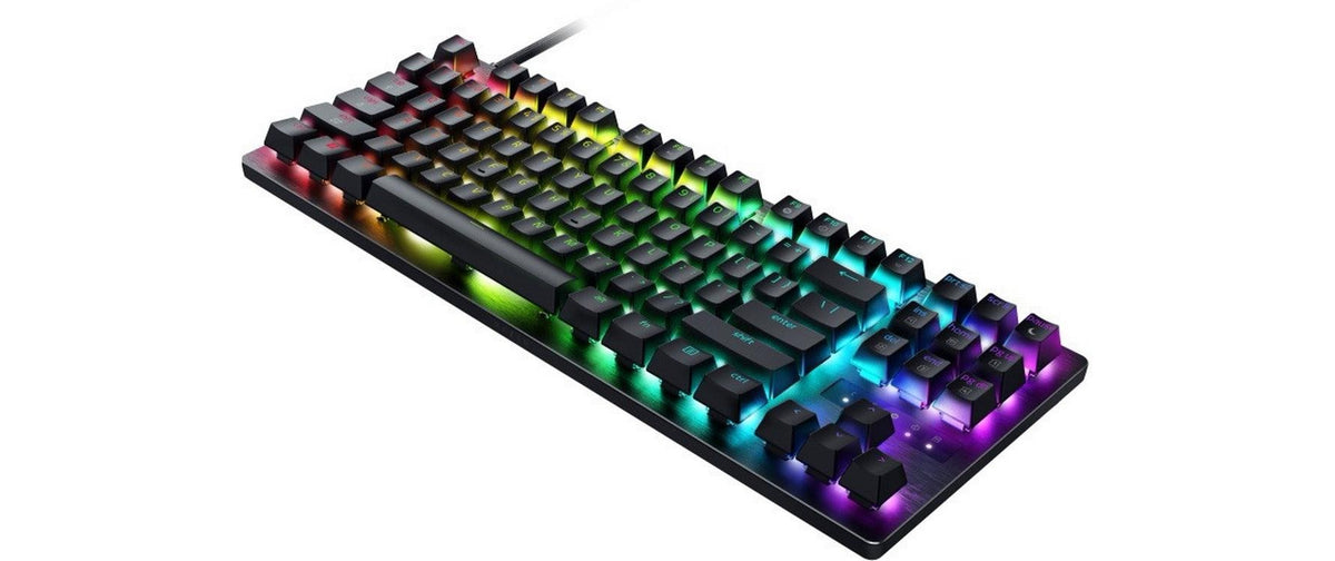 Razer Huntsman V3 Tenkeyless – Tastatur TKL – Mechanisch – Verkabelt, USB-C – RGB – QWERTZ (CH)