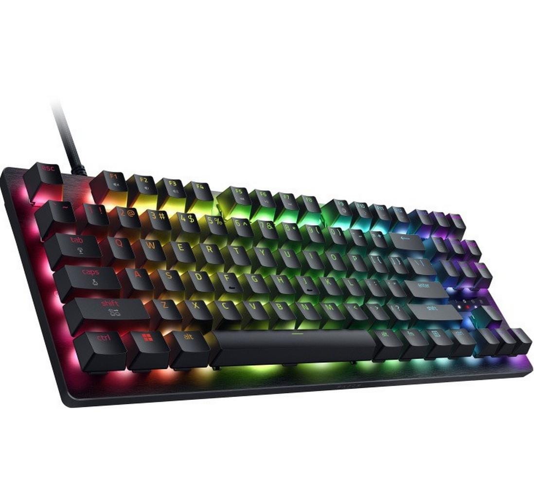 Razer Huntsman V3 Tenkeyless – Tastatur TKL – Mechanisch – Verkabelt, USB-C – RGB – QWERTZ (CH)