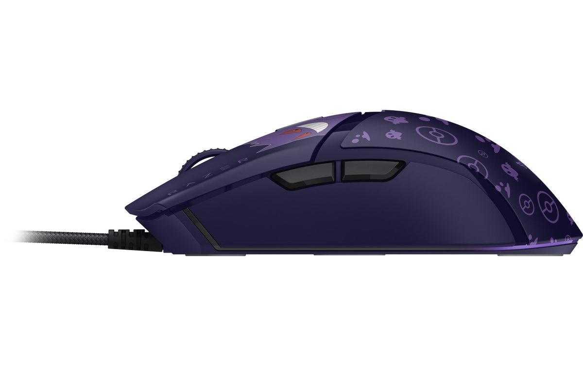 Razer Cobra Pokémon Gengar Edition – Gaming-Maus – Kabelgebunden (USB‑A), 8500 DPI, RGB-Beleuchtung, rechts