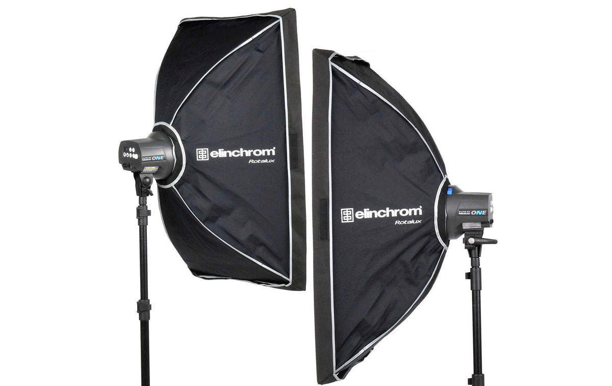 Elinchrom D-Lite RX ONE Studioblitz-Set – 100 W, dimmbar, 2× Blitzkopf – für Skyport