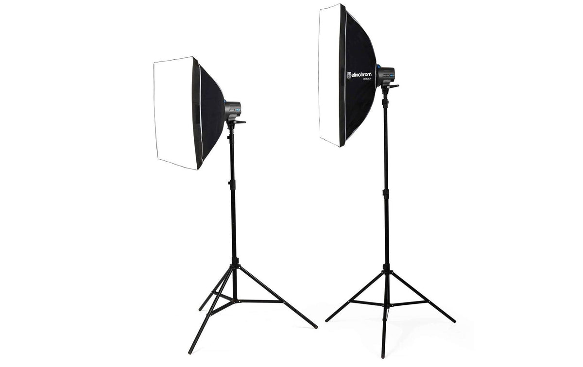 Elinchrom D-Lite RX ONE Studioblitz-Set – 100 W, dimmbar, 2× Blitzkopf – für Skyport