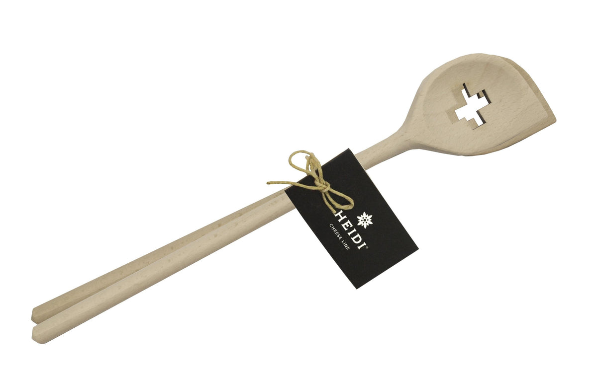 Heidi Cheese Line Kellen-Set 2-teilig, 30 × 4 × 3 cm, Buche, braun