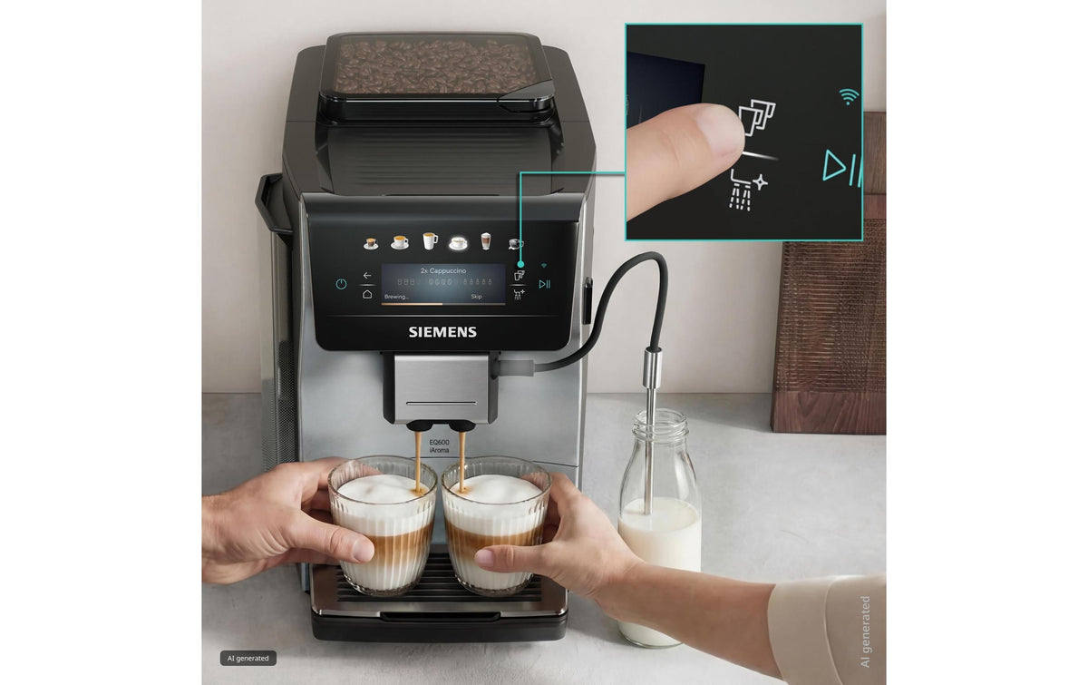 Siemens TP603E07 Kaffeevollautomat – 1,8 l, 300 g Bohnenbehälter, 15 bar, Milchaufschäumer