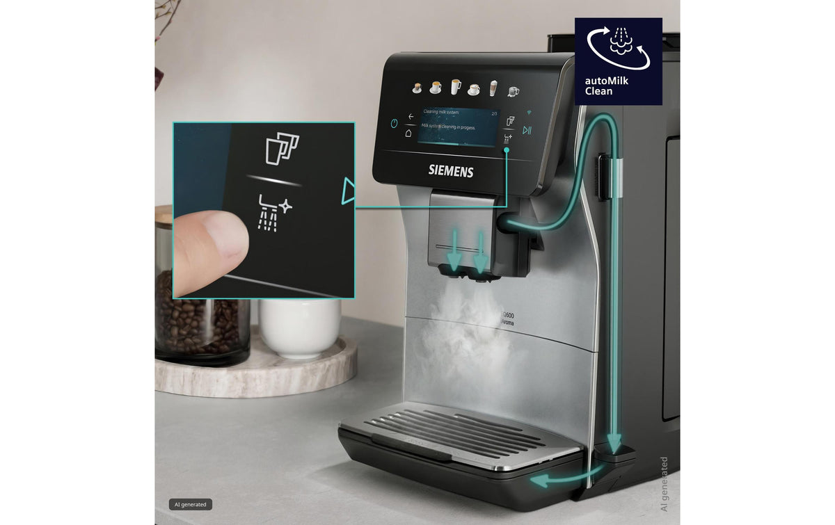 Siemens TP603E07 Kaffeevollautomat – 1,8 l, 300 g Bohnenbehälter, 15 bar, Milchaufschäumer