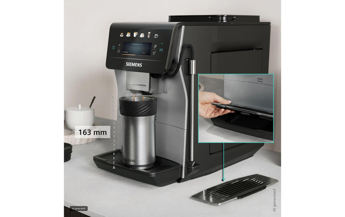 Siemens TP603E07 Kaffeevollautomat – 1,8 l, 300 g Bohnenbehälter, 15 bar, Milchaufschäumer