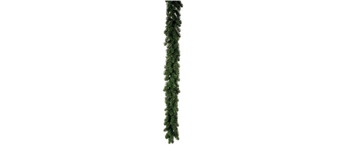 Dekomat ag Girlande – 2,7 m, Höhe 20 cm – schwer entflammbar (B1), grün