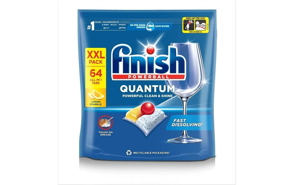 Finish Quantum Spülmaschinentabs All-in-1 – Zitrone – 24 Tabs