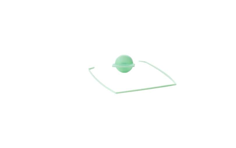 Baratza Tamper ZGA6600GRN0ZXX1 – Ø 15 cm, Kunststoff, Grün