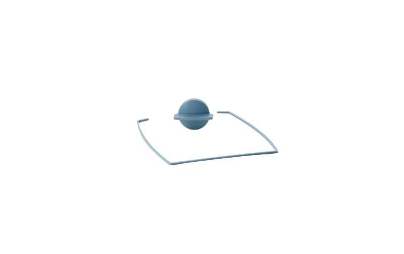 Baratza Tamper ZGA6600BLU0ZXX1 – Ø 15 cm, Kunststoff, Blau